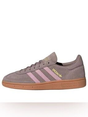 Brown and pink Adidas Spezial Shoes